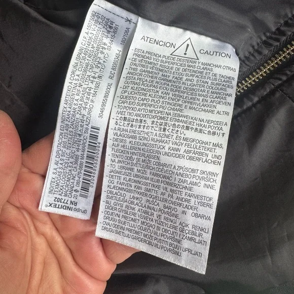 Black Leatherette Women's Jacket XXL